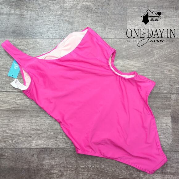 Cupshe One Shoulder Cut Out One Piece Swimsuit Size M - Picture 7 of 7